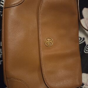 Tory Burch Tan Leather Crossbody Bag